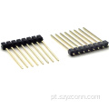 Conector de cabeçalho de pino de 2,0 mm reto